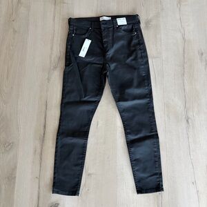 Topshop Jamie “Pleather” style Black Skinny Women's Jeans